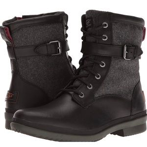 UGG Kesey Waterproof Combat Rain Boot W Size 7